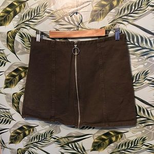 M61 green mini skirt Harper Large L